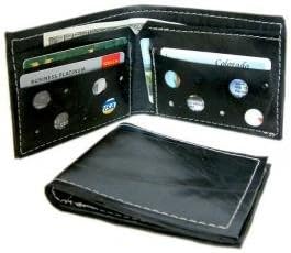 English Retreads WB Black Standard Bifold Wallet