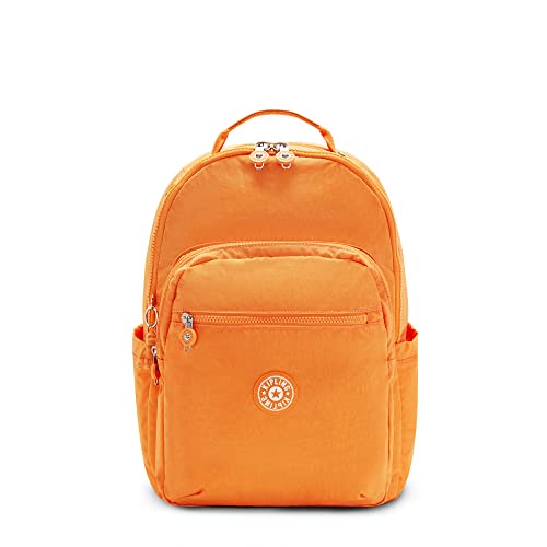 Kipling Women's Seoul 15" Laptop Backpack, Durable, Roomy with Padded Shoulder Straps, Bridal Rose, One Size