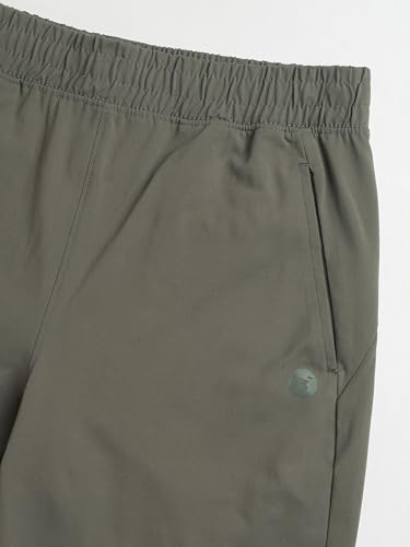 Image of TECHNOSPORT Women's Regular Fit Mid Rise Solid Track Pant with Antimicrobial, Stretchable for Gym, Workout & Sports and Regular Use