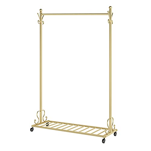 �n���K�[���b�N ������� 25mm ������ �L���X�^�[�t�� �I�t�� �t�b�N8�{ �p�C�v�n���K�[ ���� ��� ��e�� �͂񂪁[����� �������� (Color : Gold, Size : 100cm)