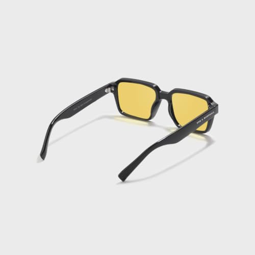 Image of SAM AND MARSHALL TROY Sunglasses I 400UV Protection I Rectangle Shape Sunglass I Men & Women