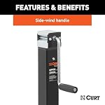 Curt 28575 Side Wind Heavy Duty Drop Leg Jack - Image 4