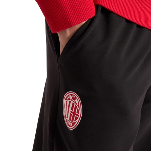 Puma Tuta Ac Milan Culture Nero Rosso Uomo M - 4
