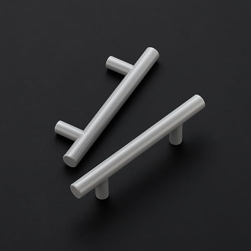 Image of Ravinte 6 Pack | 5 Inch Cabinet Pulls Grey Stainless Steel Kitchen Drawer Pulls Cabinet Handles 5 InchLength, 3 Inch Hole Center