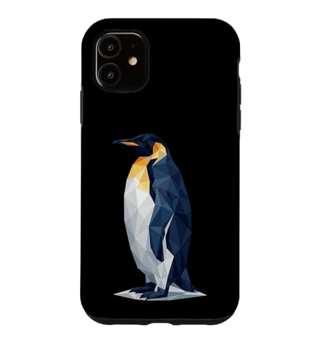 Low Poly Emperor Penguins Geometric Art �X�}�z�P�[�X iPhone 11 �p