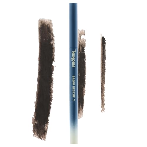 NuNorm Brow Rescue Eyebrow Brush and Pencil for Men in Jet Brown — proves the men-first pencil-and-brush combo aimed at beards