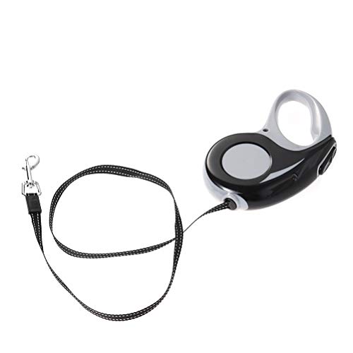 POPETPOP coleira retrátil para cães de estimação, cachorrinho, gato, corda de tração automática 3M (