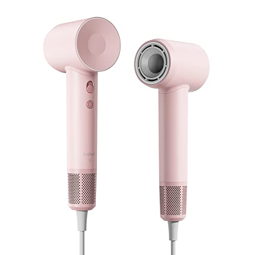 Laifen Hair Dryer Swift Se, 200 Million Negative Ionic Blow Dryer With 105,000 Rpm Brushless Motor 1400W Powerful For Fast Drying High-Speed Low Noise Hairdryer For Home, Travel (Matte Pink) #TOP4