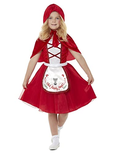 SMIFFYS rosso Costume da lupo ragazze, L-10-12