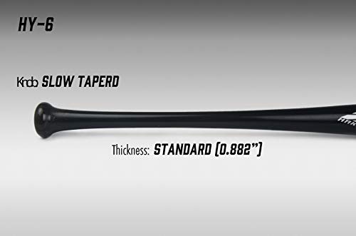 Hakusoh Spark Hy-6 Youth Composition Wooden Baseball Bat Sina/Maple Wood Cupped End (-6 Dropweight) [Made In Japan] (30) #TOP2