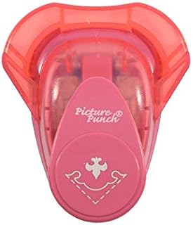 Vaessen Creative Craft Paper Corner Rounder Punch, Fleur de Lis, for DIY Projects, Scrapbooking and Card Making, Multi-Colour, 14 x 10 x 5 cm