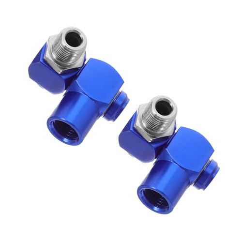 Manguera de Aire Conector Rápido 1/4 NPT de Aluminio Giratorio 360 Grados 2