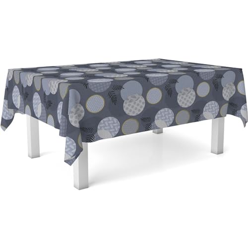 ECOMMERC3 Nappe en Toile cirée rectangulaire Taille 100 x 140 cm Style, durabilité et Facile d'entretien pour Votre Table - Nappe en Toile cirée Anti-Taches...