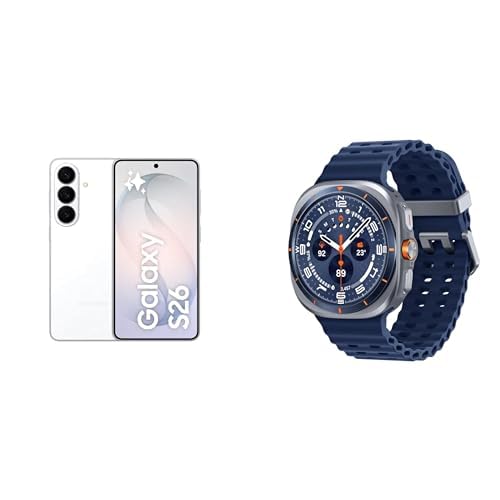 Samsung Galaxy S26 256GB �z���C�g+Galaxy Watch Ultra 2025 �`�^�j�E���u���[