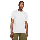 Nike Men's Legend 2.0 Short Sleeve Tee, White Black, LG