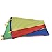 NutriEss Kids Parachute Multi Color Rainbow Outdoor Game Exercise Development Children Play (6m / 19.69ft)