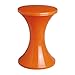 Produktbild Designklassiker Hocker Tam Tam Pop mit Stauraum unter der Sitzfläche, Stapelbar, leicht, orange