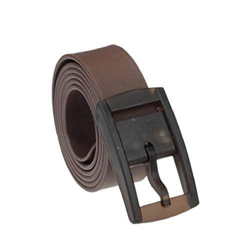 Huixin Hommes Nnen Femmes Silicone Unisexe Caoutchouc Lisse Loisirs Ceinture En Cuir C
