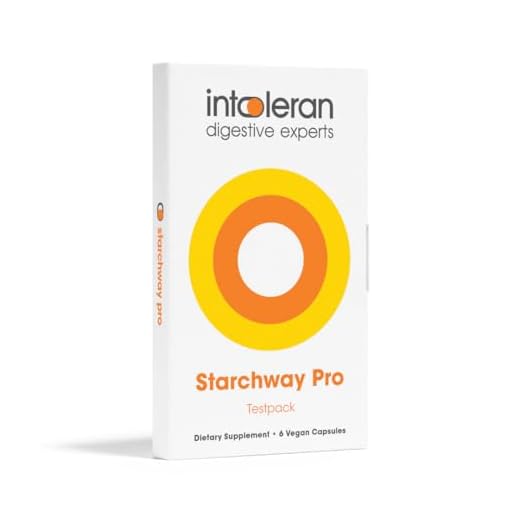 Intoleran Starchway Pro Digestive Enzymes - Testpack 6 Capsules | Supplement for Starch & Sucrose Intolerance | Helps Digest Sugars & Starchy Foods | Invertase, Gluco-Amylase, Amylase & Maltase