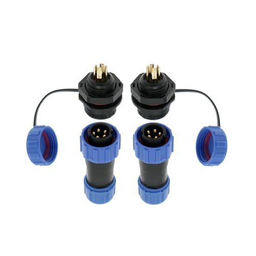 Conectores de cable Uonecn SP13 5pin resistentes al agua miniatura 1