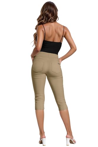 Hybrid & Company Womens Perfectly Shaping Hyper Stretch Bermuda Shorts Capri3