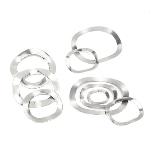 �E�F�[�u�X�v�����O���b�V���[ 304�X�e�����X�| �E�F�[�u���b�V���[ M3-M51�^�C�v �K�X�P�b�g �X�v�����O(M25 x31 x0.3,80pcs)