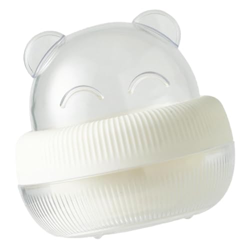 メイクアップスポンジトラベルケース、クマデザインコスメティックブレンダー収納ボックス - ビューティースポンジ収納ケース かわいいメイクアップスポンジケース 旅行メイクアップスポンジ整理 女性用