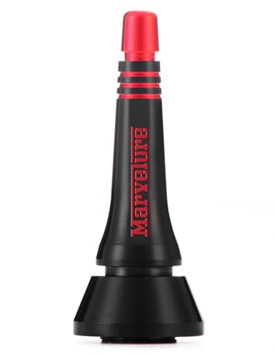 MARVELURE Reel Stand 1.7 inches (44 mm) Protect Reel from Rock Compatible for Shimano Stradic Stella Vanford Daiwa Certate Exist (Black Red, 44 mm)