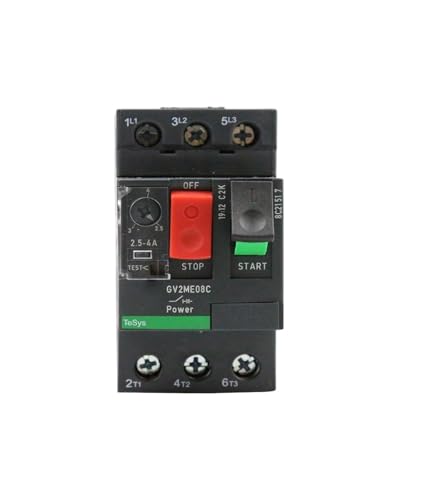 Disjoncteur magnéto-thermique moteur 2.5-4A GV2ME08C boîtier de commande électrique