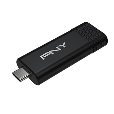 PNY PRO Elite V3TM Type-C 256GB USB 3.2 Gen 2 Flash Drive Up to 1000MB/s Read, Up to 800MB/s Write, Extreme Performance for Professional Data Storage and Transfers, Premium Metal Design, USB-C
