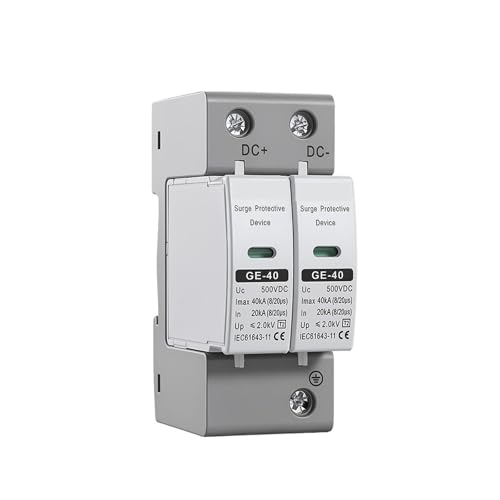 Protector de sobretensión DC 1000V gris doméstico dispositivo descargador bajo voltaje 10-20kA
