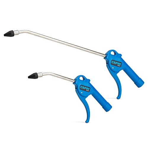 Capri Tools 5 in. and 12 in. Air Blow Gun Kit with Rubber Tips