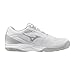 Mizuno Break Shot 5 AC Women's Racquet Sports Shoe | All Court Adaptability | White/Ultimate Grey | US Womens 9