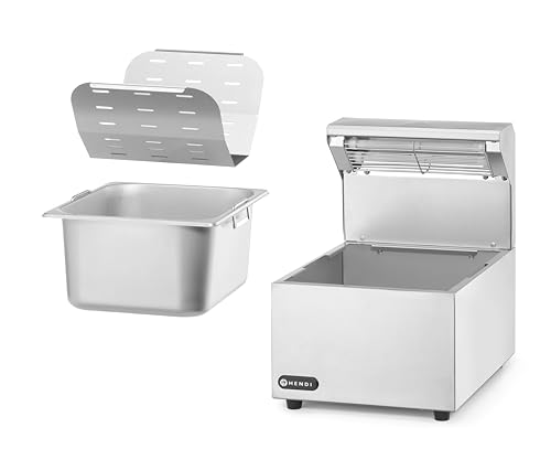 Calentador de papas fritas eléctrico HENDI de 400W para barras de buffet y pasaplatos 7