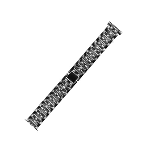 Angoily Metal Watchstrap Rhinestone Fashion Replacing Wristband Compatible for Galaxy Watch Wide
