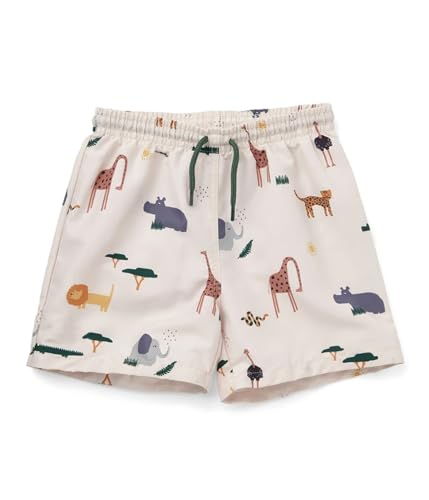 LDIOIF Baby Toddler Boys Swim Trunks Quick Dry Swim Short Animal Giraffe Lion Leopard Swimsuit Lightweight Board Shorts 9-12M
