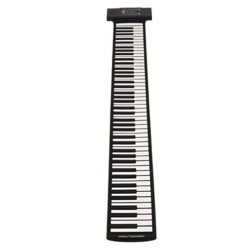 Piano Enroulable, 88 Touches Midi électronique Clavier à Main Piano Contact Délicat Transportable Multifonctionnel Piano Virtuel avec Affichage à Tube Numérique LED pour Novices - Les Beatles, Paul McCartney, John Lennon, RIngo Starr, George Harrison Piano Enroulable, 88 Touches Midi électronique Clavier à Main Piano Contact Délicat Transportable Multifonctionnel Piano Virtuel avec Affichage à Tube Numérique LED pour Novices – Image 4
