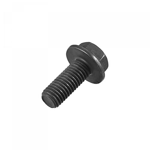 Image of uxcell Metric M12x30mm Hex Flange Bolts, 6pcs 10.9 Grade Carbon Steel Hexagon Head Screws