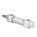 Air Cylinder Pneumatic SMC Type Screwed Piston Rod Stroke Air Cylinder Double Action 2 Action Mini Stainless Steel Equipment