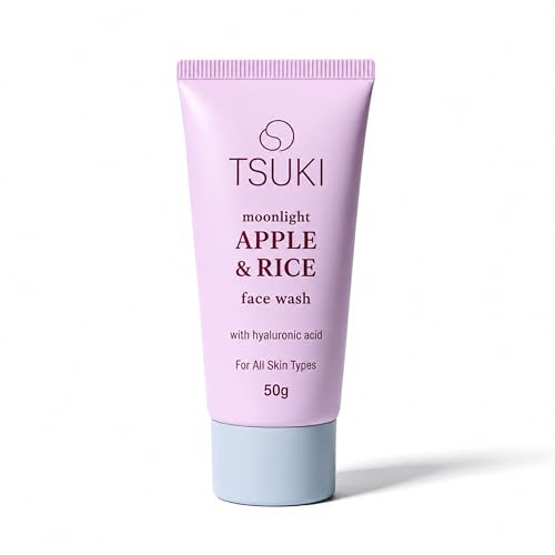 Image of Apple & Rice Facewash, 50 g | Deep Cleansing, Hydration & Skin Brightening, Gentle Daily Cleanser, For Dry, Oily & Combination Skin