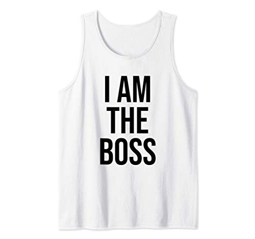 I Am The Boss TShirt,Sarcastic I'm Not Bossy Shirt,Funny Camiseta sin Mangas