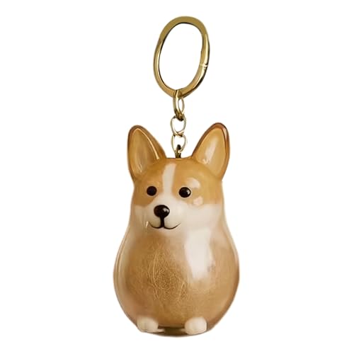 Schlüsselanhänger Hundehaar Aufbewahrungsflasche, Transparente Hunde Erinnerungsbox, Schlüsselanhänger Hundehaar Aufbewahrungsflasche, Erinnerungsbox Hundeliebhaber, für Geschenk Hundeliebhaber