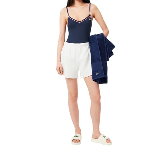 Lacoste Women's One Piece V-Neck Swimsuit4