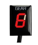 Caratteristiche: Indicatore di marcia per motocicletta, visualizzazione della velocità e della marcia Grazie all'indicatore di marcia digitale, non dovrai più indovinare in quale marcia ti trovi semplicemente guardando il display.