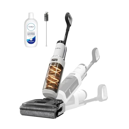 Tineco Floor One Stretch S6 Aspirador Lavador, Aspirador Seco y Húmedo Potente Inteligente, Alcance Plano 180°, Limpieza Dos Bordes, Autolimpieza Flashdry a 70℃ en 5 Min, 40 min de autonomía