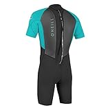 O'Neill Reactor II 2mm Back Zip Spring Wetsuit - Black/Light Aqua, 12 - Image 2