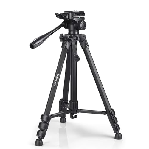 Trípode Klack para cámara ó teléfono móvil, 48/150cm 360° Portátil, Fuerte Estabilidad, 5Kg de Carga máxima