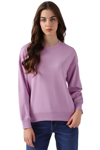Image of Van Heusen Cotton Women Round Neck Sweatshirt