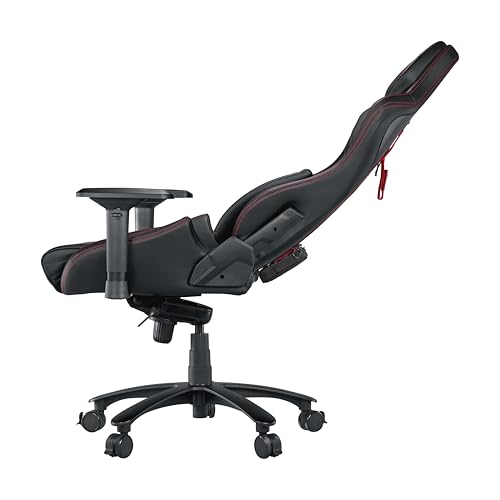 ROG CHARIOT X Sedia Gaming Ergonomica, Supporto Lombare Integrato, Braccioli Regolabili, Poggiatesta Imbottito, Illuminazione Aura RGB e Controller One-Touch, Peso Massimo 136kg, Nera - Sedia gaming - Immagine 5