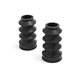 Die kurzen Gabel-Faltenbälge eigen sich nicht für Standard-Sportster-Modelle , sie passen an Low, Hugger, Forty-Eight, Nightster und an Custom-Sportster mit gekürzter Gabel. Sie sind ca. 130 mm lang, der Durchmesser unten beträgt ca. 60 mm, der obere ca. 37 mm. Zusammengedrückt messen die Faltenbälge ca. 65 mm. Wir führen auch Faltenbälge für 41mm-Gabeln.